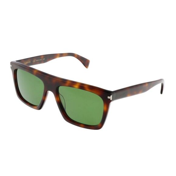 Lanvin LNV612S 214 Full Rim Havana Modified RectangleSunglasses